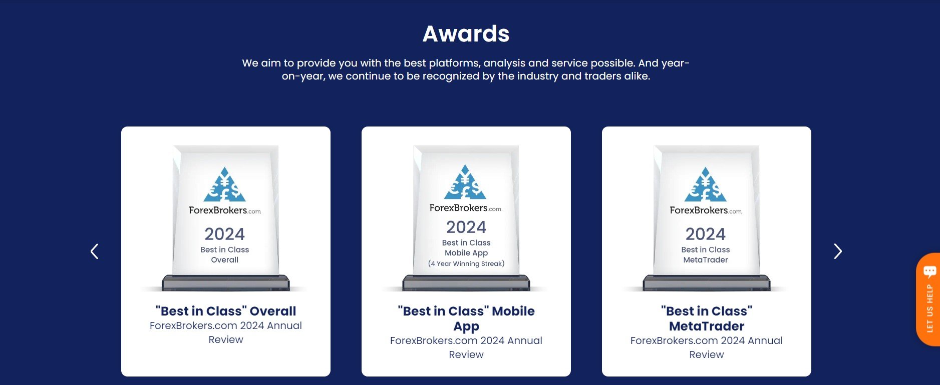 Forex.com review: Forex.com industry awards