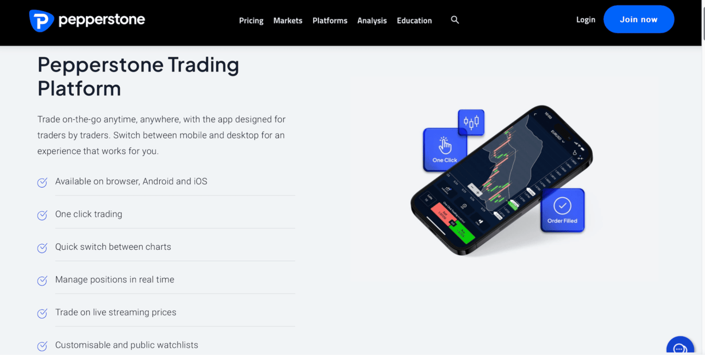 Pepperstone review of trading platforms.