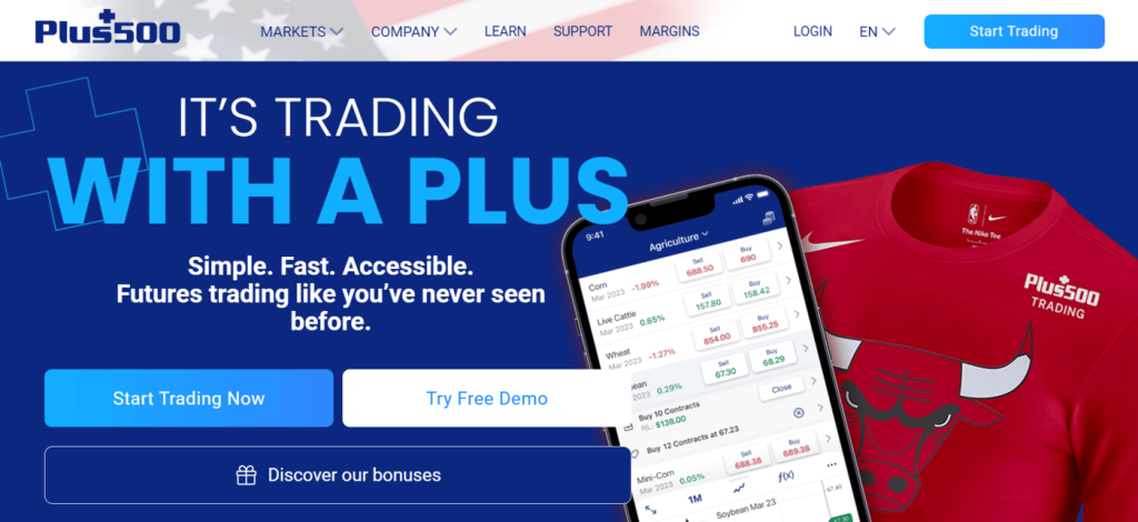 Plus500 is easy to use and one of the best forex brokers for US traders.